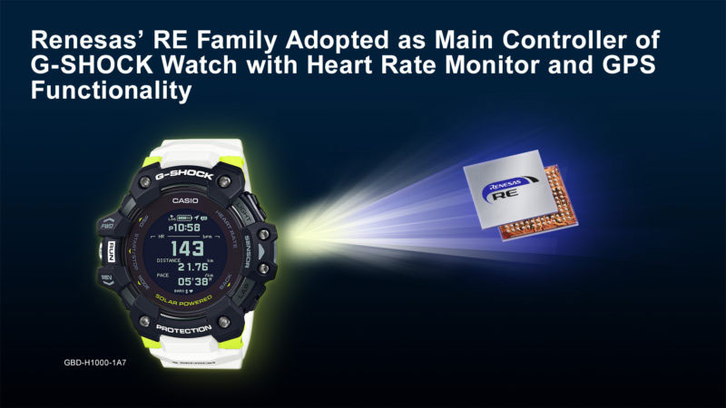 Iot Innovator Renesas Re Line Used As Main Controller Of G Shock Watch With Heart Rate Monitor And Gps Functionality Iot Innovator